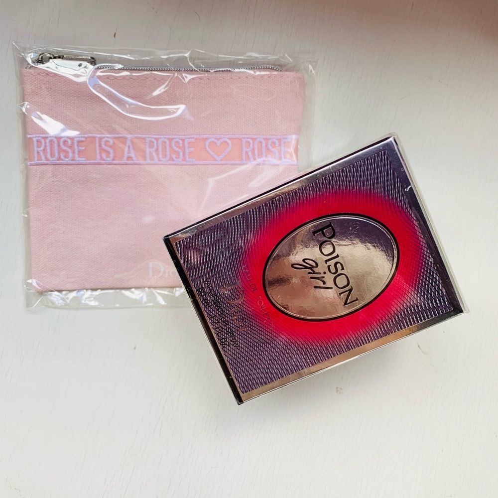 Poison Girl Dior and Rose Dior Pouch